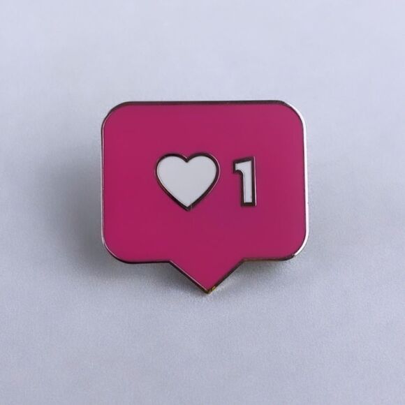 IG “Like” Enamel Pin/ Brooch Brooch - Picture 1 of 4
